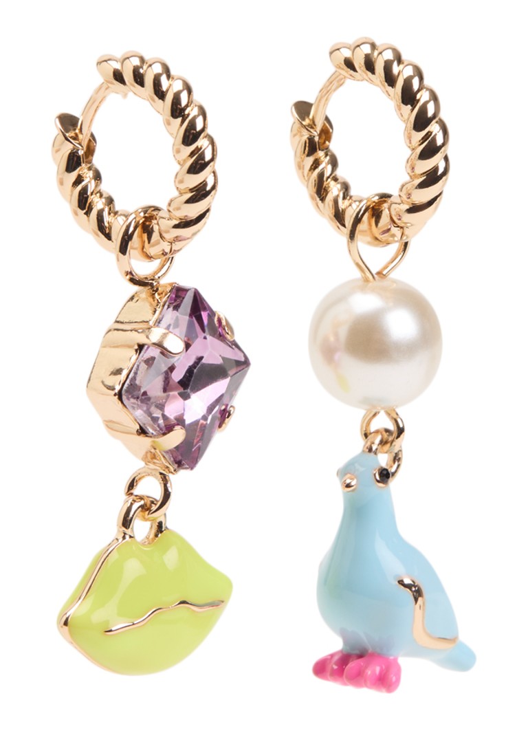 Essentiel Antwerp Dames Jholy oorringen met hanger in de kleur Goud