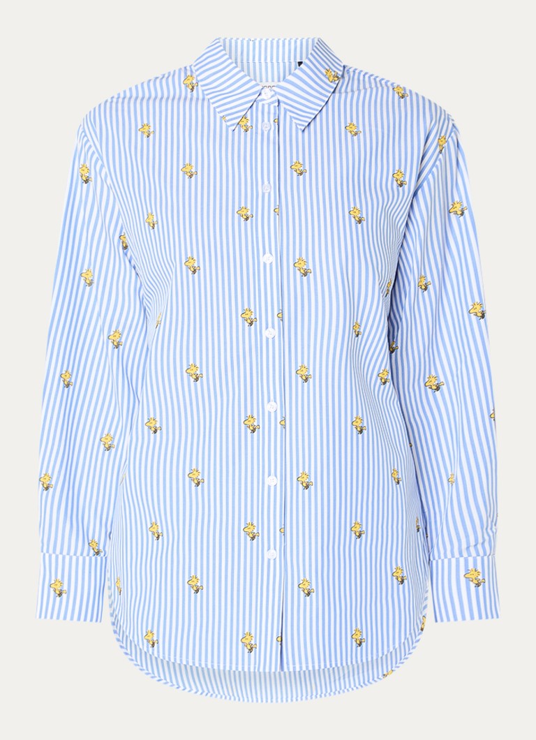 Essentiel Antwerp Dames Jeppermint blouse met print in de kleur Blauw