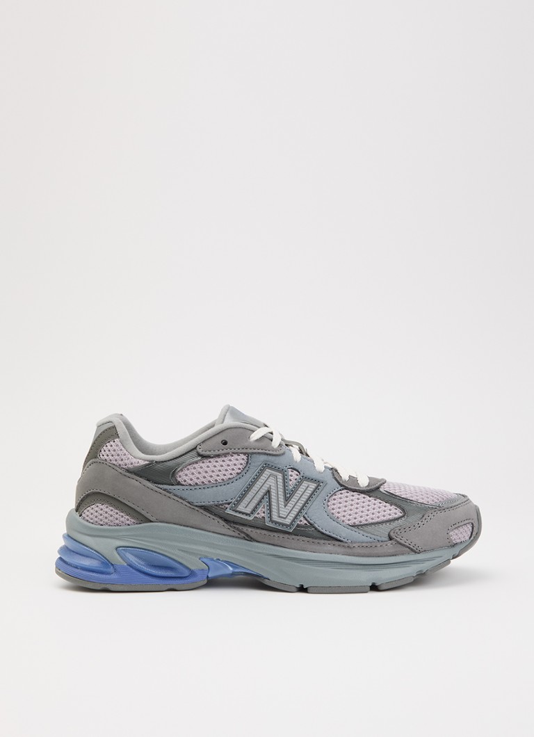 New Balance Heren 2010 sneaker met mesh details in de kleur Grijs, maat: 45
