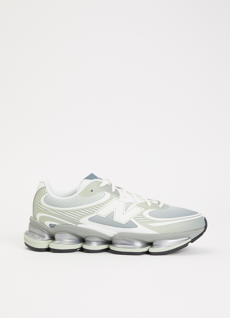 New Balance Heren ABZORB 2000 sneaker met details van mesh in de kleur Lindegroen, maat: 45,5