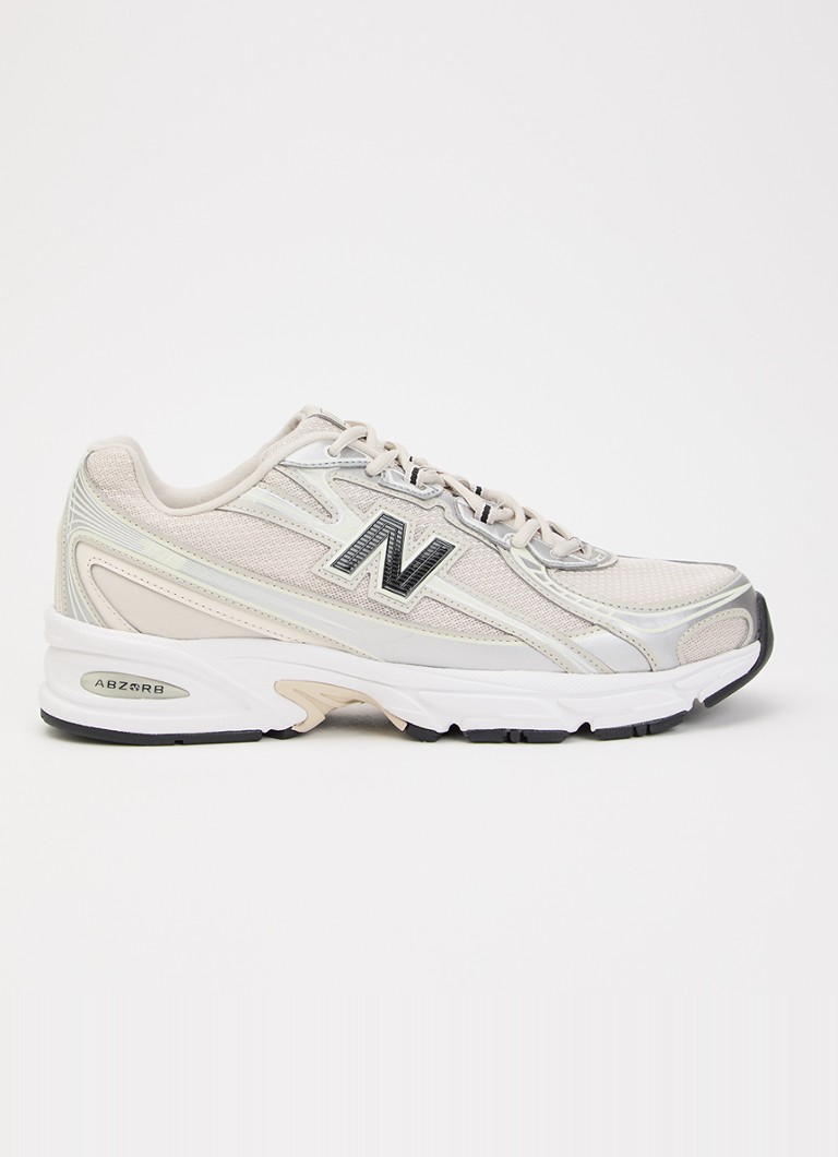 New Balance Heren 740 sneaker met mesh details in de kleur Beige, maat: 45,5
