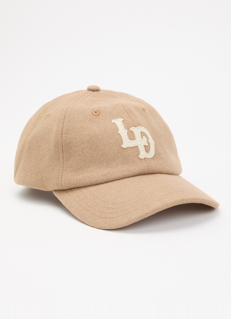 Les Deux Heren Felt pet in wolblend met logo