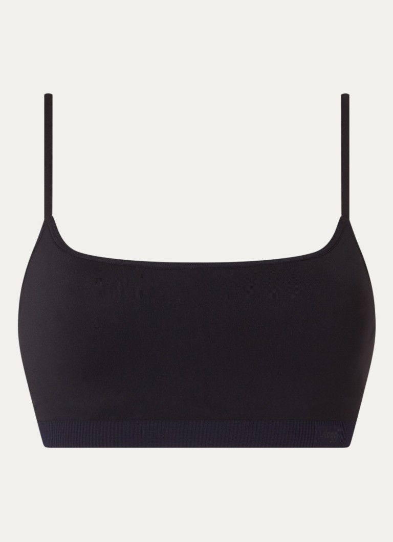 Sloggi Dames Ever Infused Aloe voorgevormde bralette in de kleur Zwart, maat: S