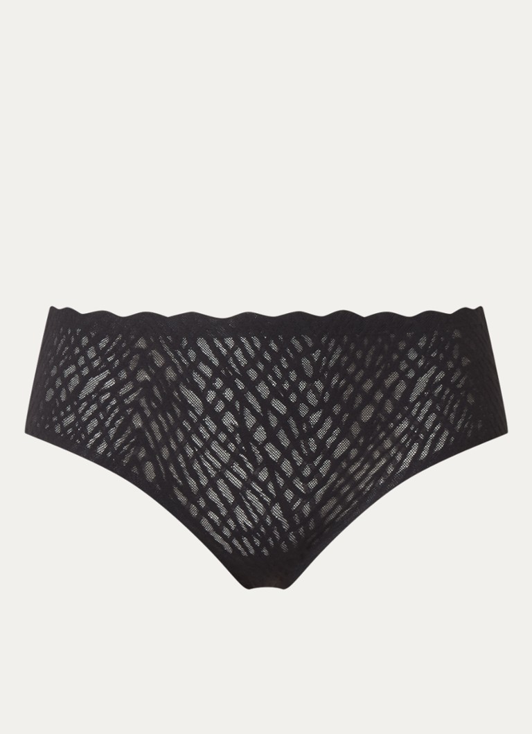 Sloggi Dames Bliss naadloze hipster in de kleur Zwart, maat: XL