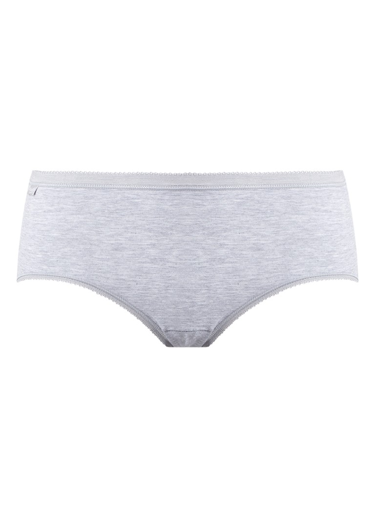 Sloggi Dames Basic+ midi slip in de kleur Grijsmele, maat: 46