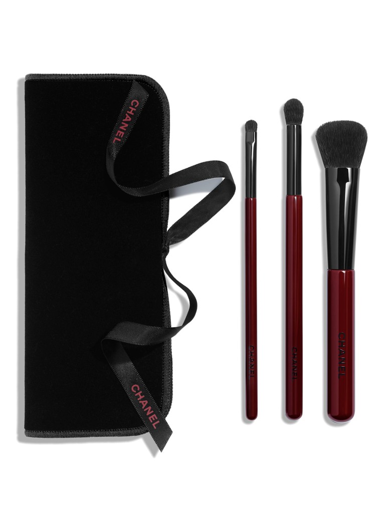 CHANEL POUCH MET 3 PROFESSIONELE MAKE-UPPENSELEN Cadeausets - Deal