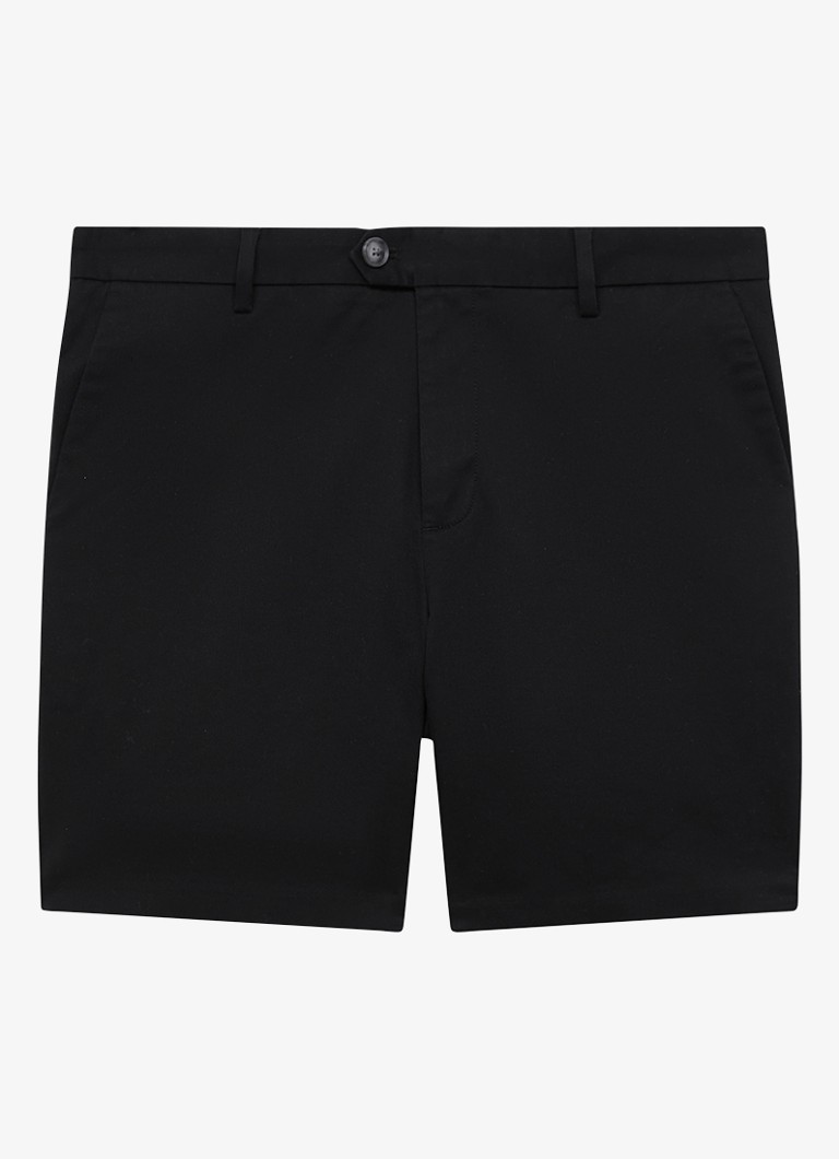 Reiss Heren Korte broek met steekzakken in de kleur Black / Zwart