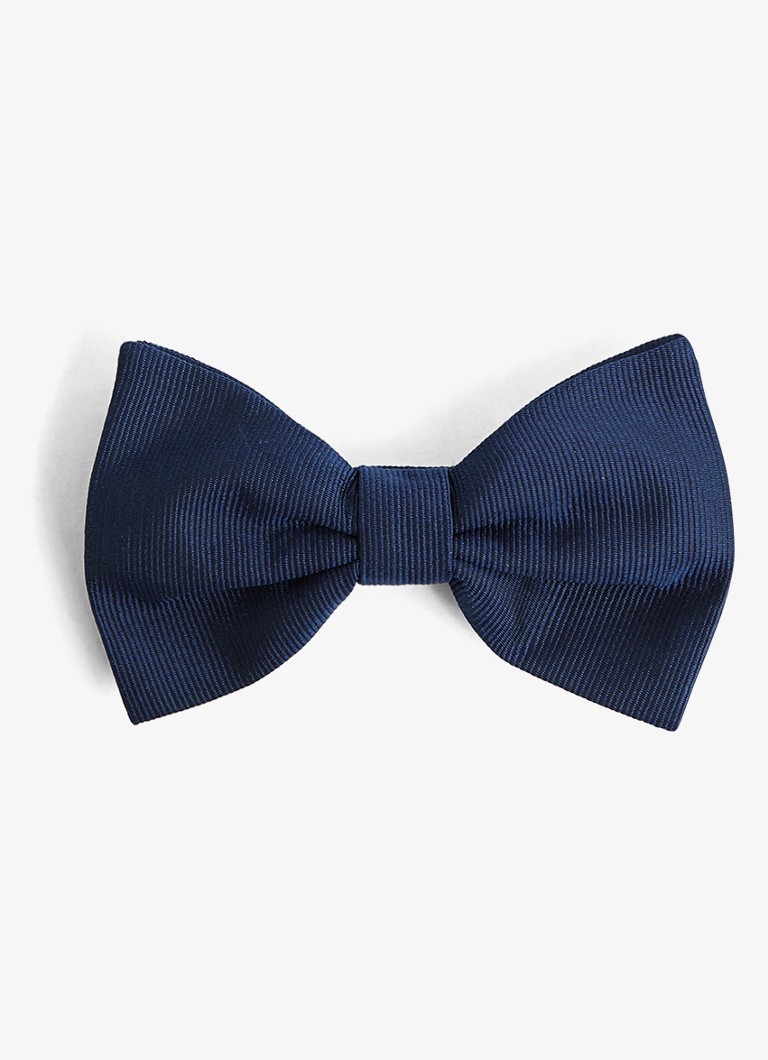 Reiss Heren Boyle vlinderdas van zijde in de kleur Dark Navy / Blauw