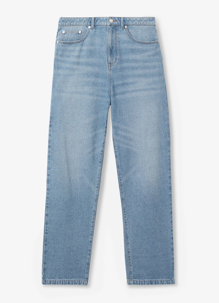 Reiss Heren Broadway loose fit jeans met steekzakken in de kleur Denim