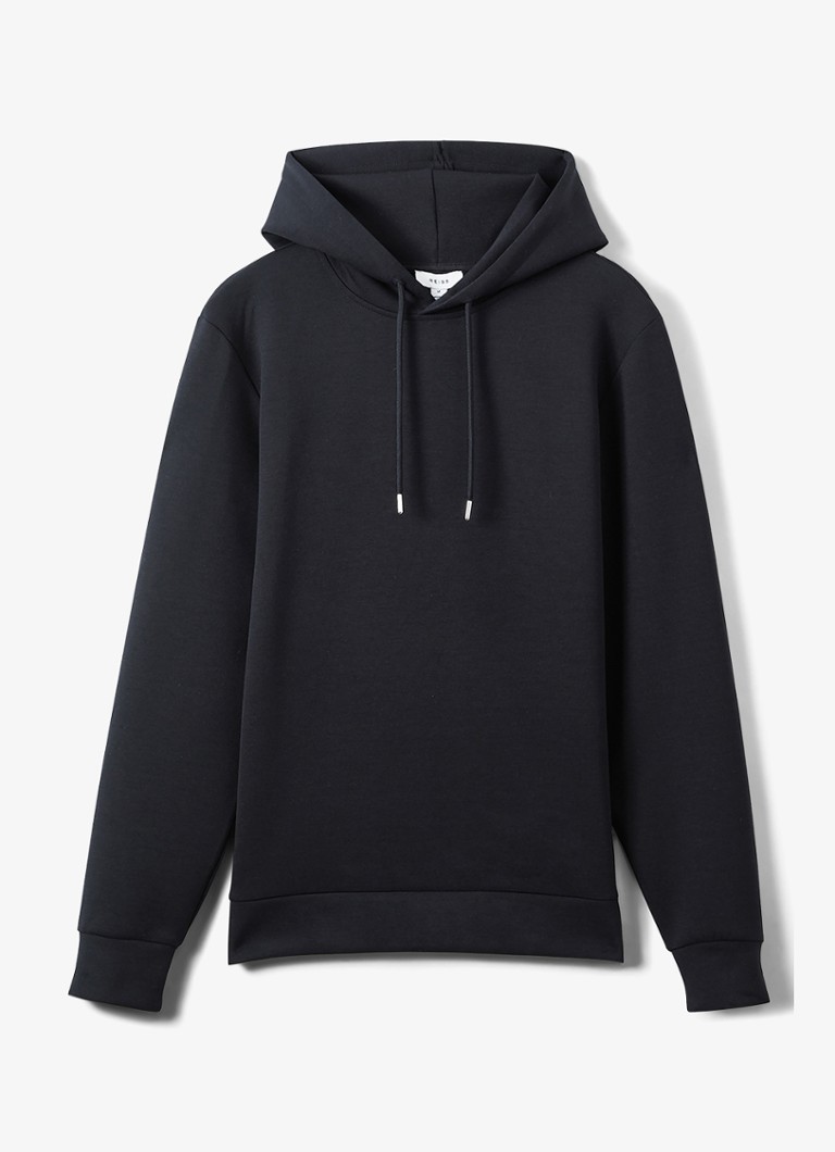 Reiss Heren Fabien hoodie met logo in de kleur Donkerblauw