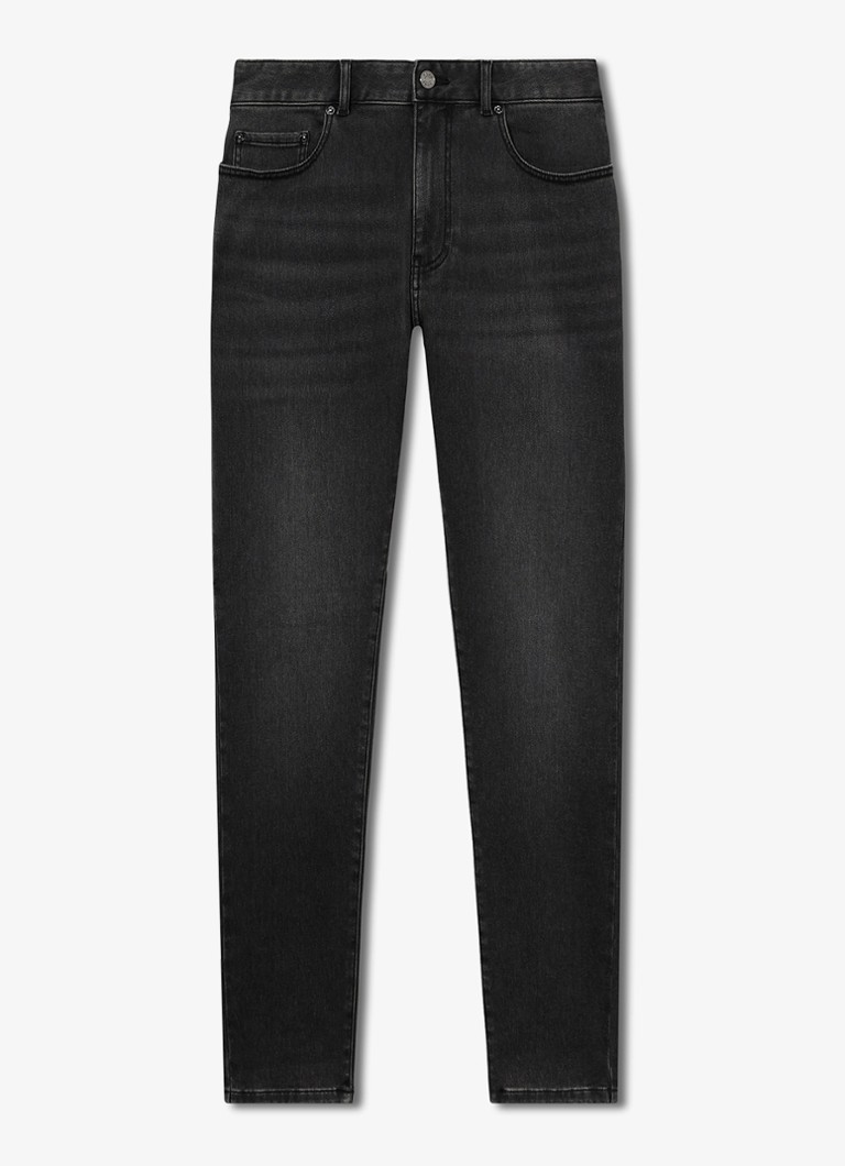Reiss Heren Maddison slim fit jeans in de kleur Zwart