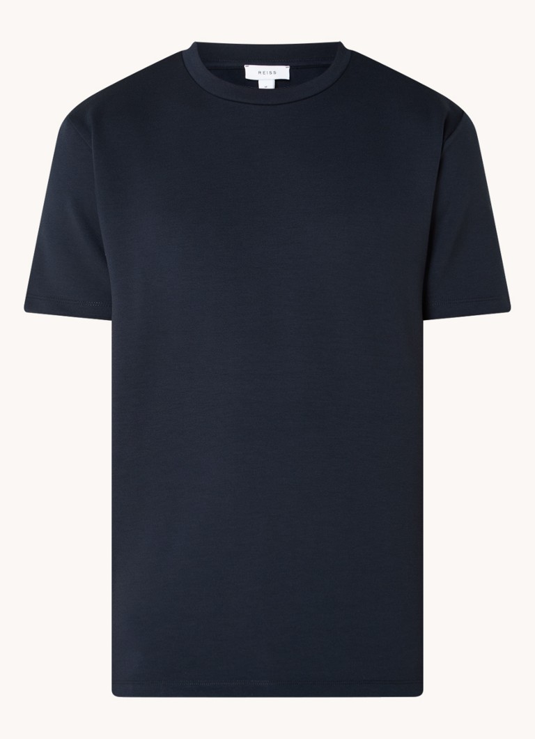 Reiss Heren Bradley T-shirt met stretch in de kleur Donkerblauw