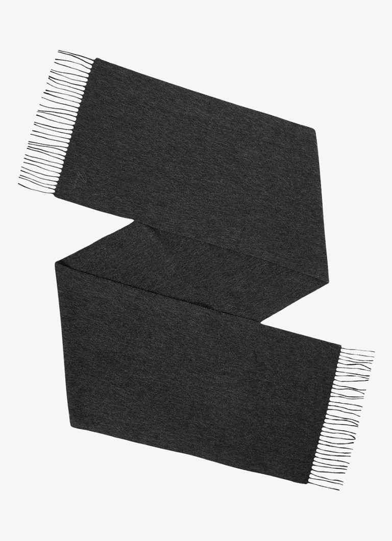 Reiss Heren Picton sjaal in kasjmierblend 180 x 31 cm in de kleur Bordeauxrood