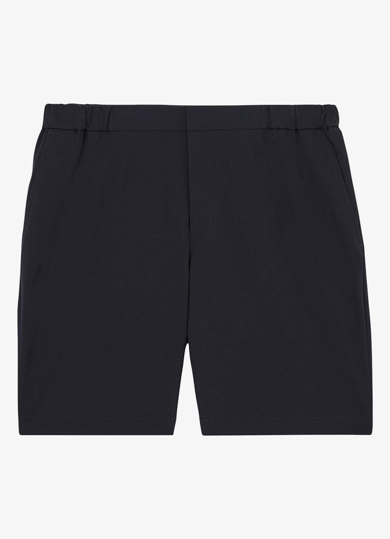 Reiss Heren Deck straight fit korte chino met steekzakken in de kleur Donkerblauw
