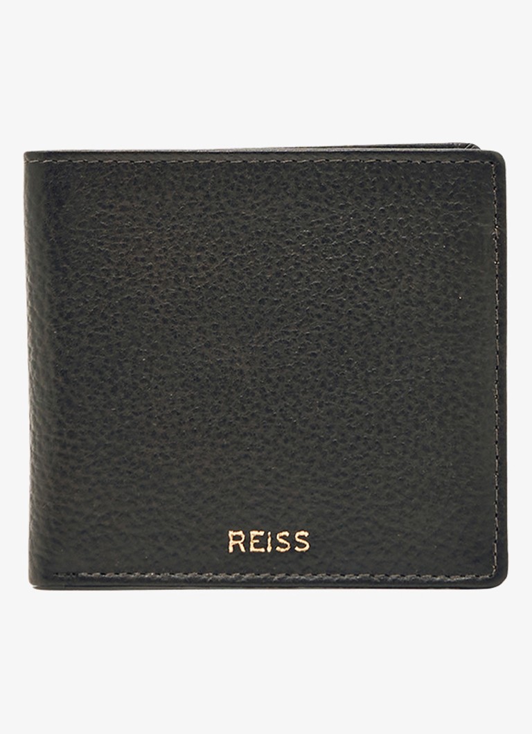 Reiss Heren Cabot portemonnee met logo in de kleur Donkerbruin