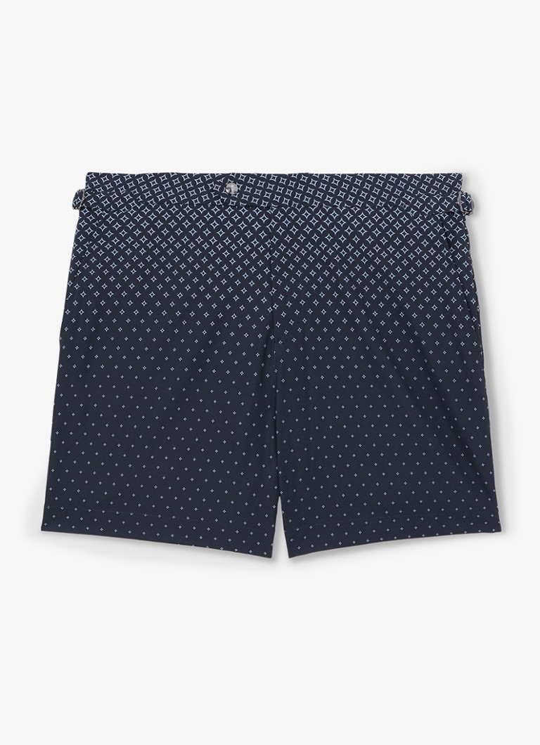 Reiss Heren Darli zwemshort met print in de kleur Donkerblauw