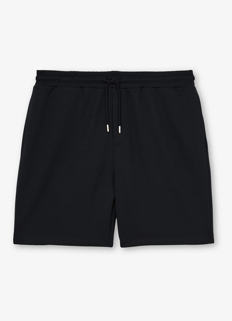 Reiss Heren Reid straight fit korte broek met steekzakken in de kleur Donkerblauw