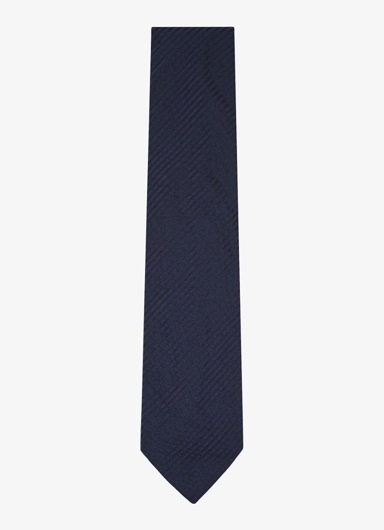 Reiss Heren Vittorio stropdas in zijdeblend in de kleur Navy / Blauw