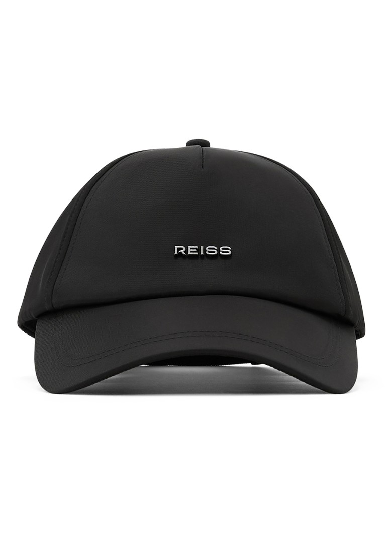 Reiss Heren Emery pet met logoprint in de kleur Black / Zwart