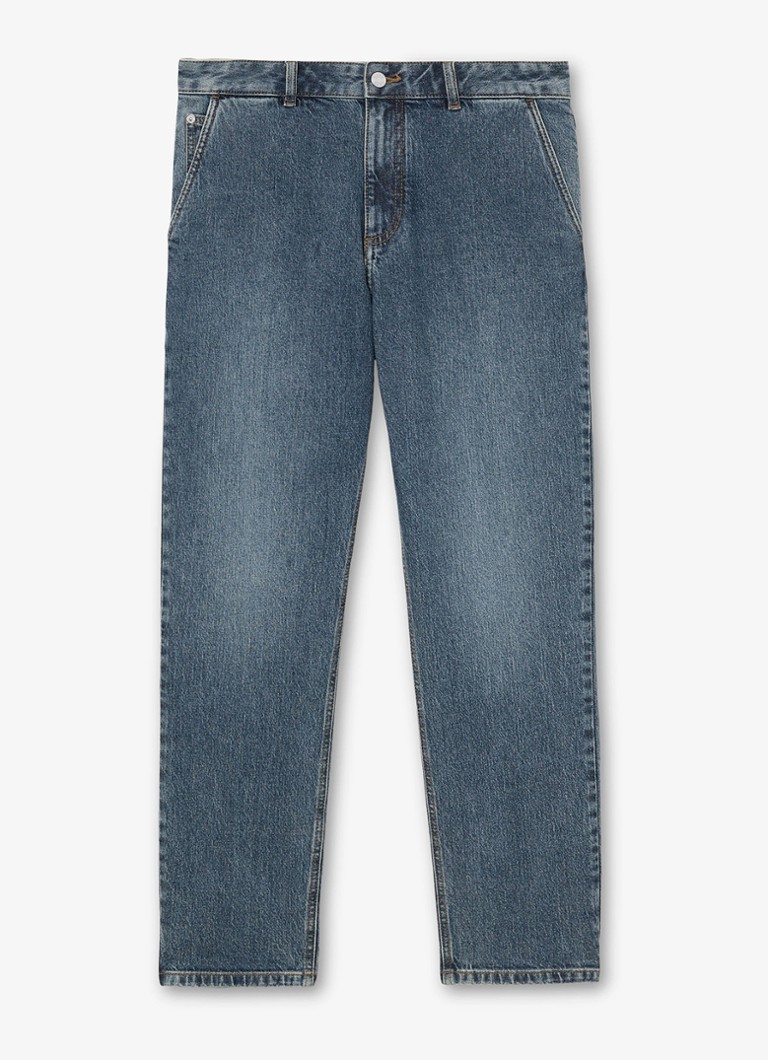 Reiss Heren Manhattan straigt let jeans met steekzakken in de kleur Indigo