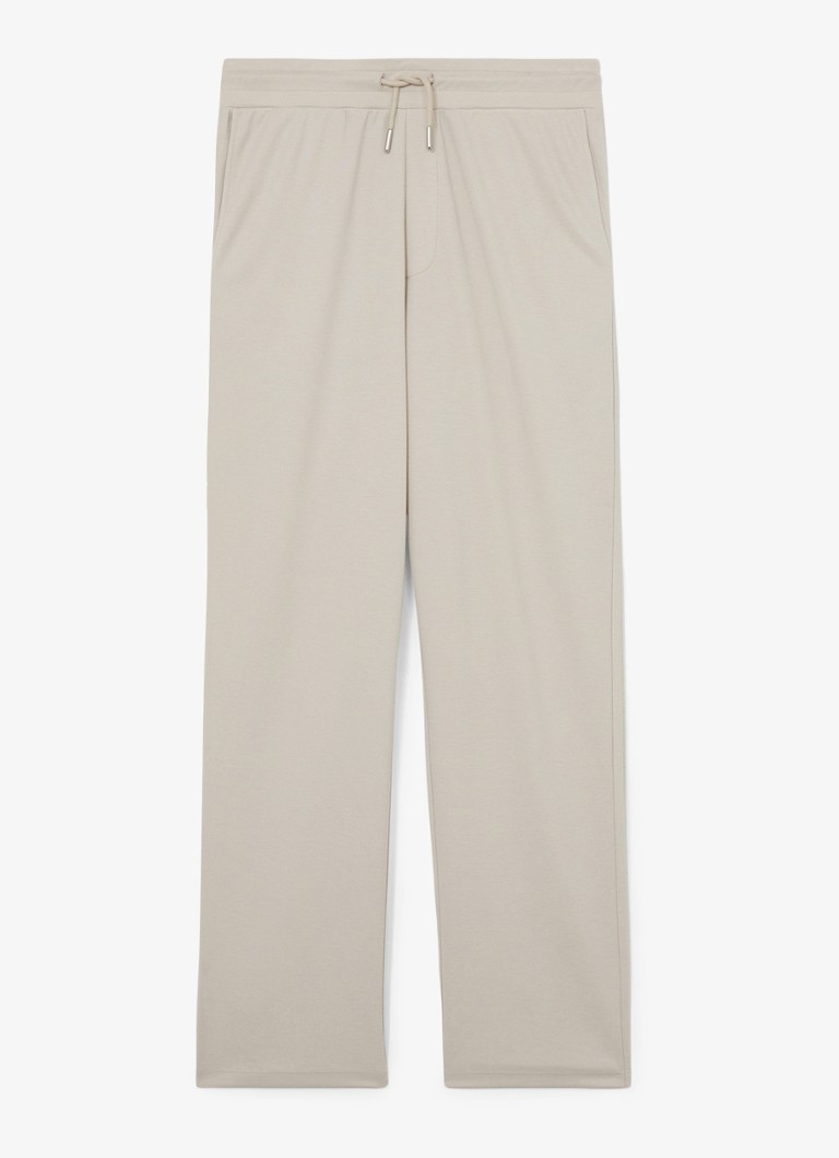 Reiss Heren Lennox straight fit pantalon met steekzakken in de kleur Beige