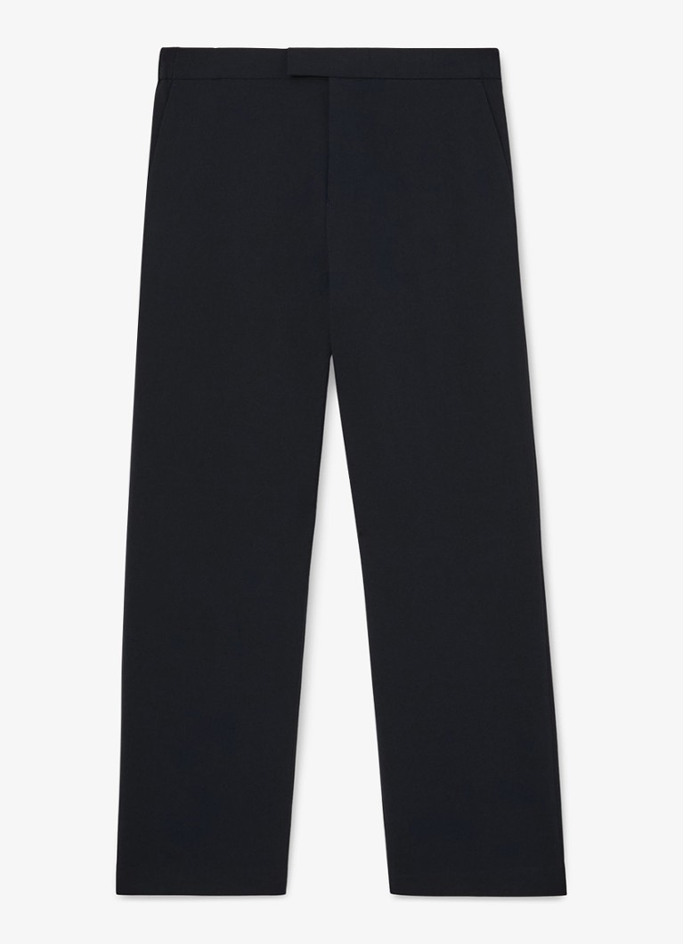Reiss Heren Found slim fit pantalon met trekkoord in de kleur Navy / Blauw