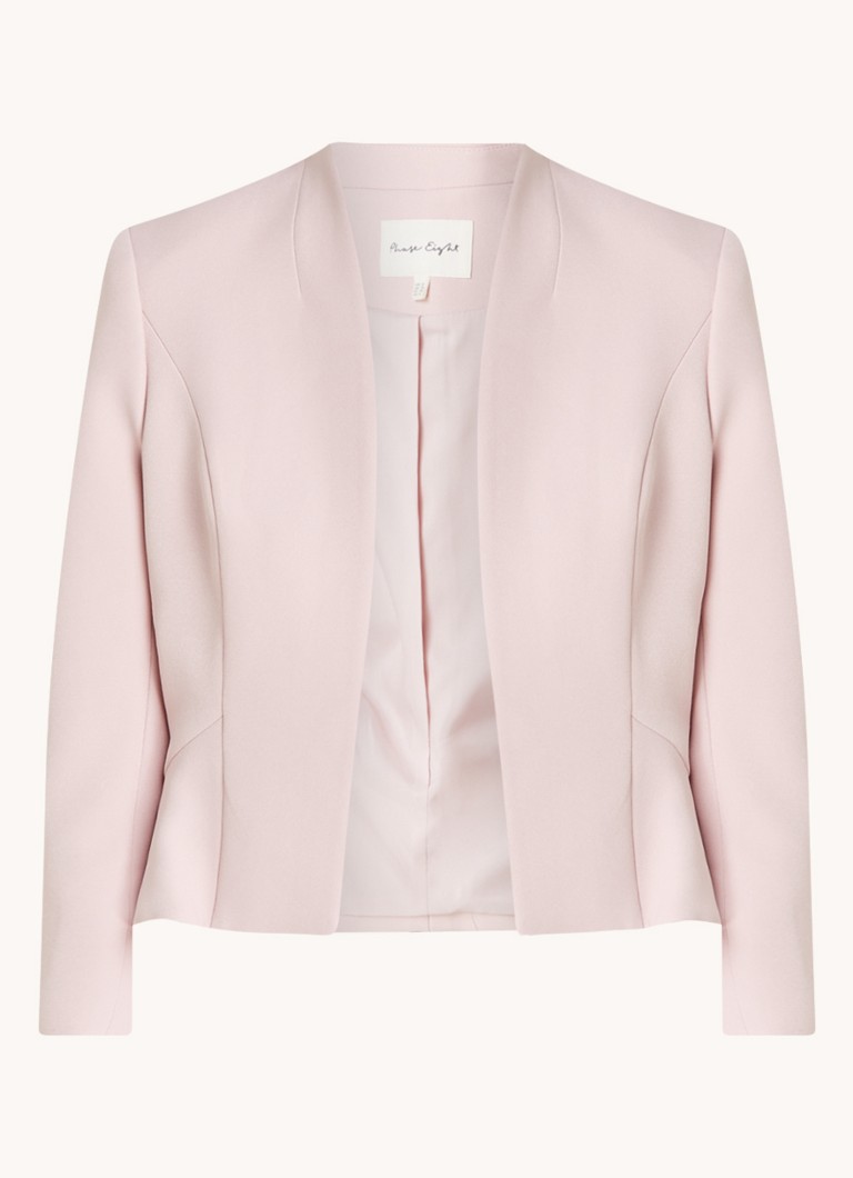 Phase Eight Dames Daisy bolero met schoudervulling in de kleur Lichtroze
