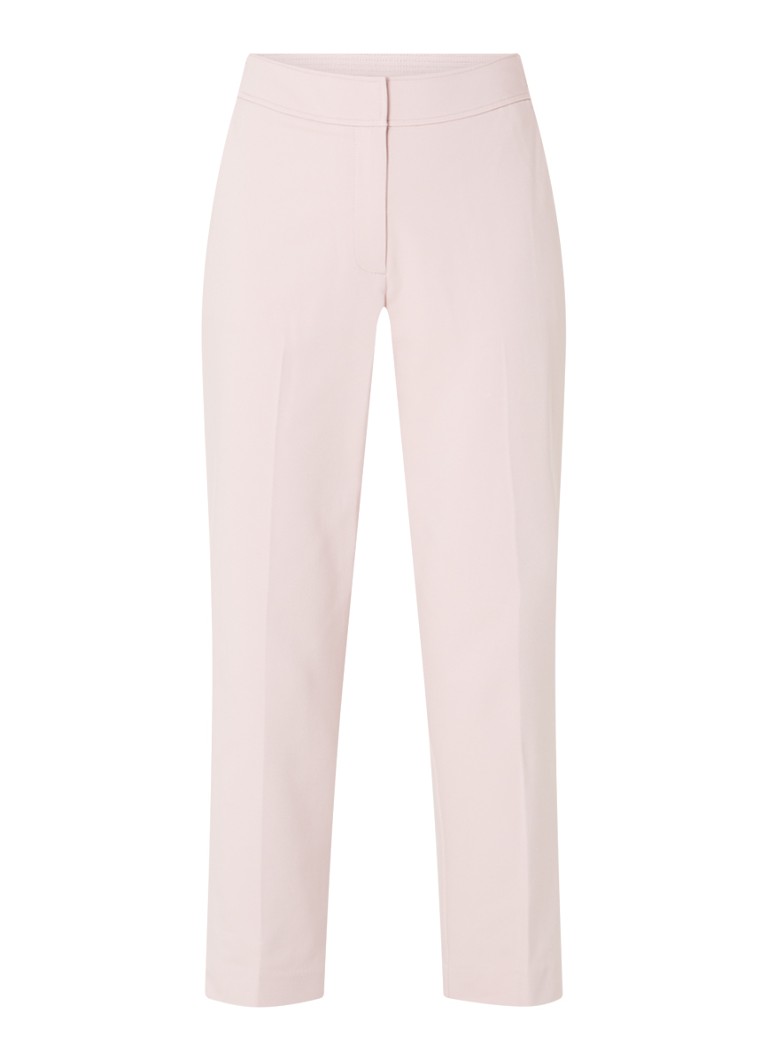 Phase Eight Dames Ulrica high waist cropped tapered fit pantalon met stretch in de kleur Oudroze