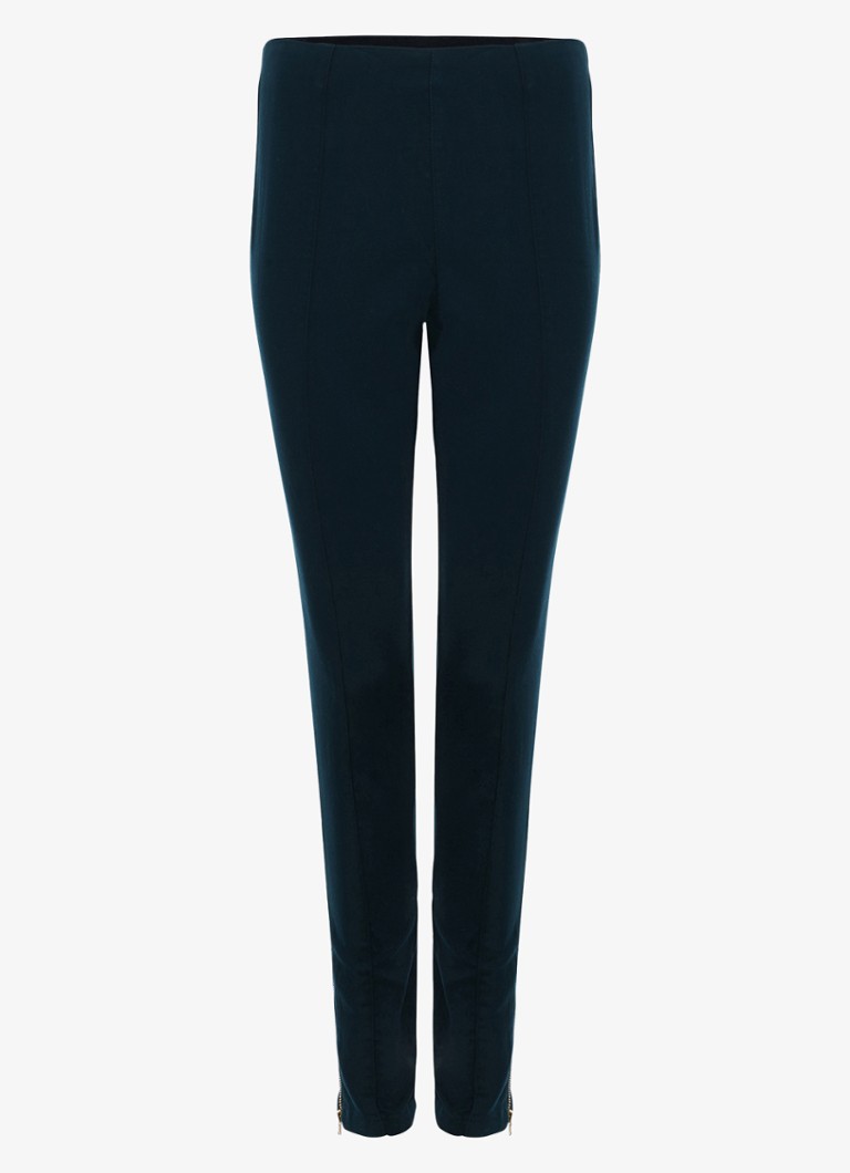Phase Eight Dames Amina high waist cropped skinny fit broek in de kleur Donkergroen