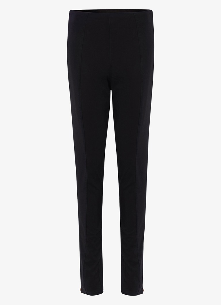 Phase Eight Dames Petite Amina high waist cropped skinny fit broek in de kleur Zwart