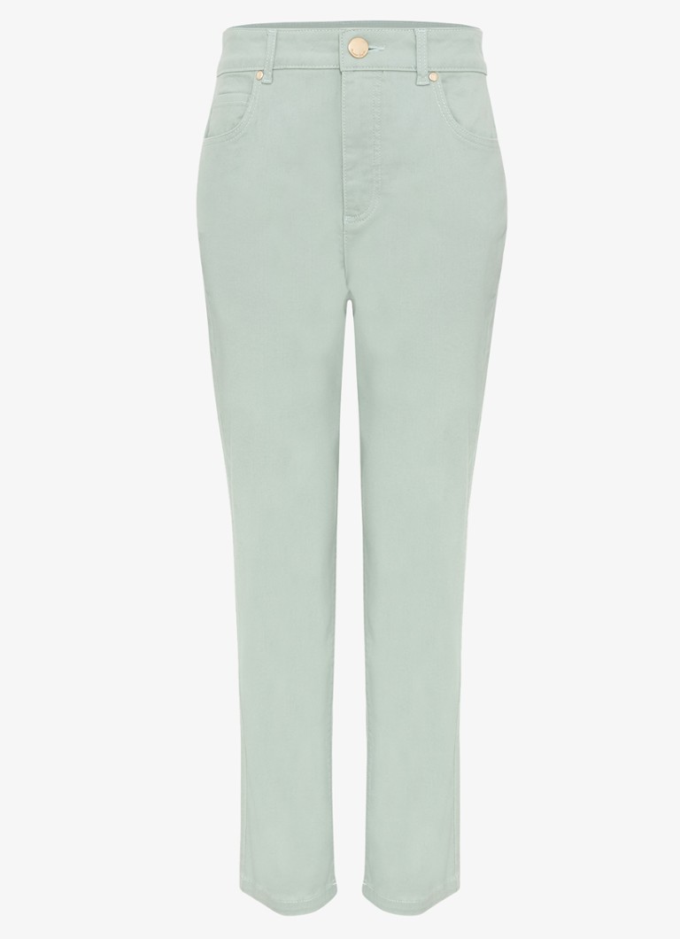 Phase Eight Dames Lindsey cropped tapered jeans met steekzakken in de kleur Lichtgroen