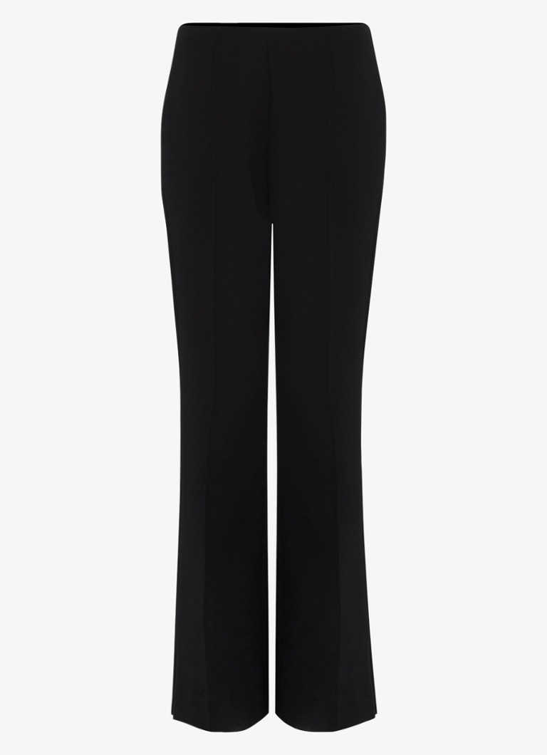 Phase Eight Dames Aubrielle cropped high waist wide fit culotte met steekzakken in de kleur Zwart