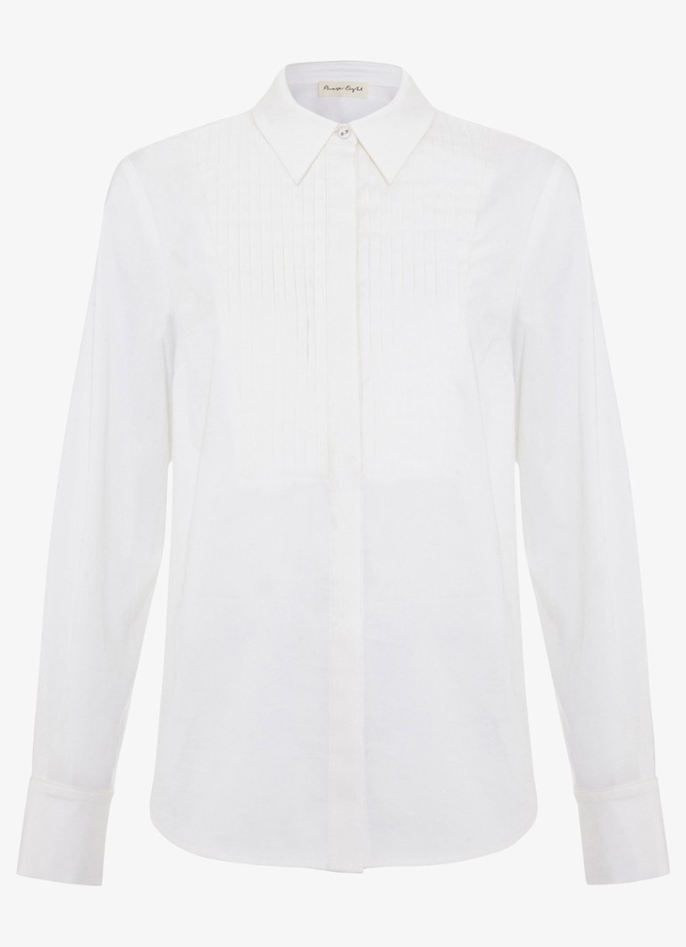 Phase Eight Dames Tiana blouse met kraag in de kleur Wit