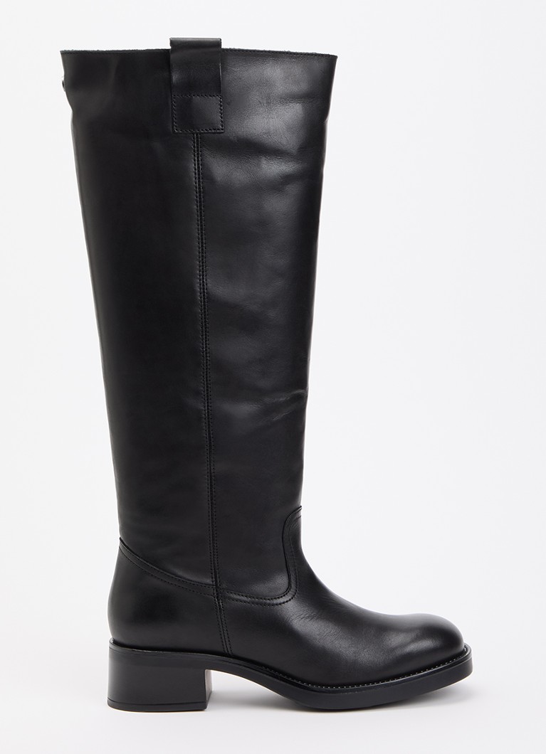 Steve Madden Dames Banner laars van suède in de kleur Zwart, maat: 39