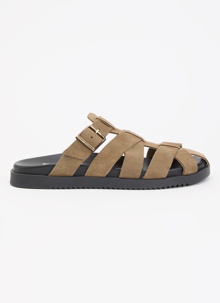Steve Madden Dames Mamba muiltje van suède in de kleur Bruin, maat: 38