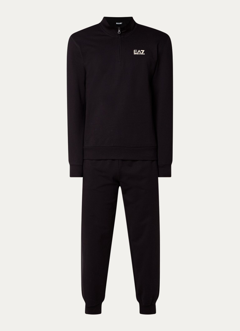 Armani Heren Trainingspak met steekzakken en logoprint in de kleur Zwart