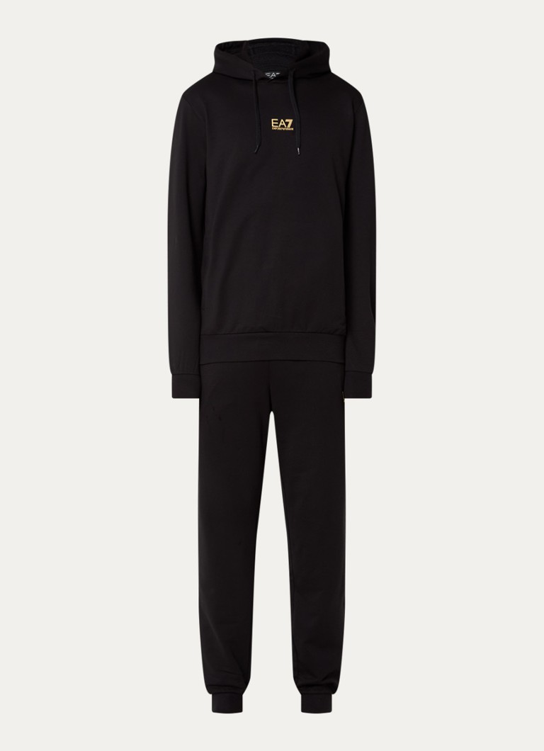 Armani Heren Trainingspak met steekzakken en logo in de kleur Zwart