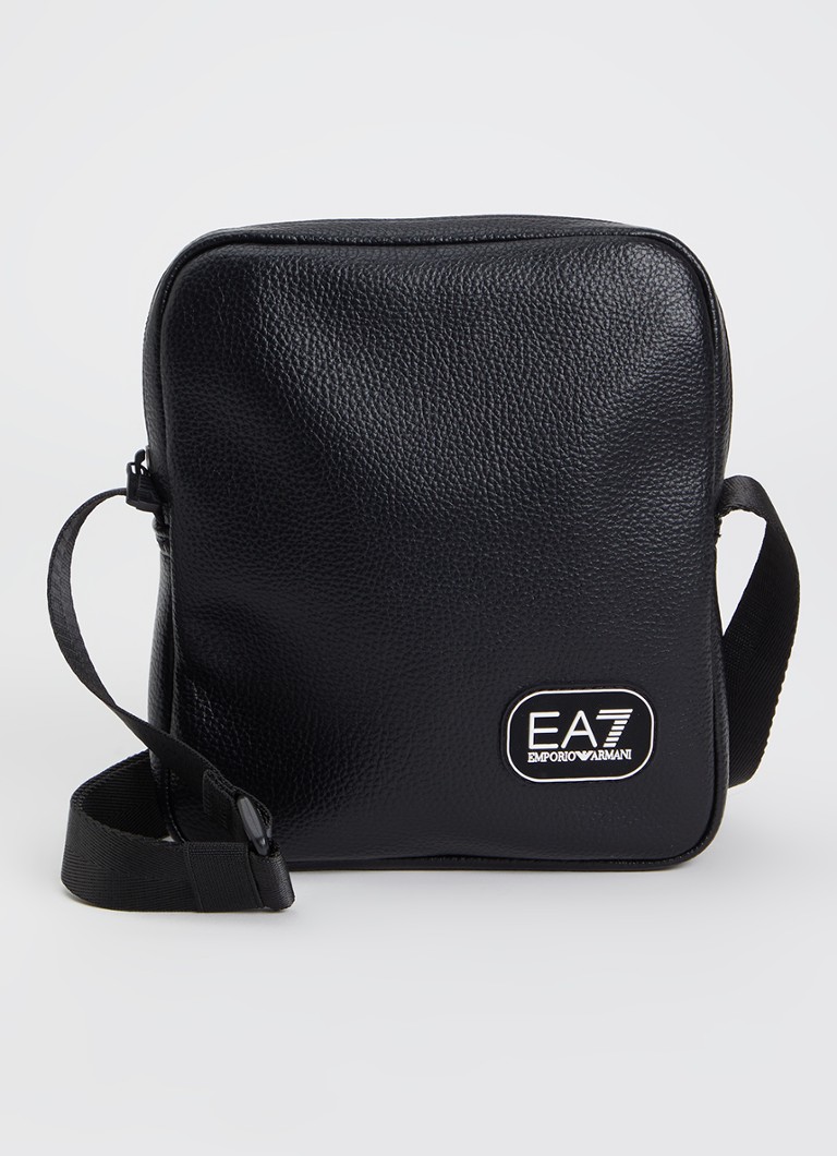 Armani Heren Crossbodytas met logo in de kleur Zwart