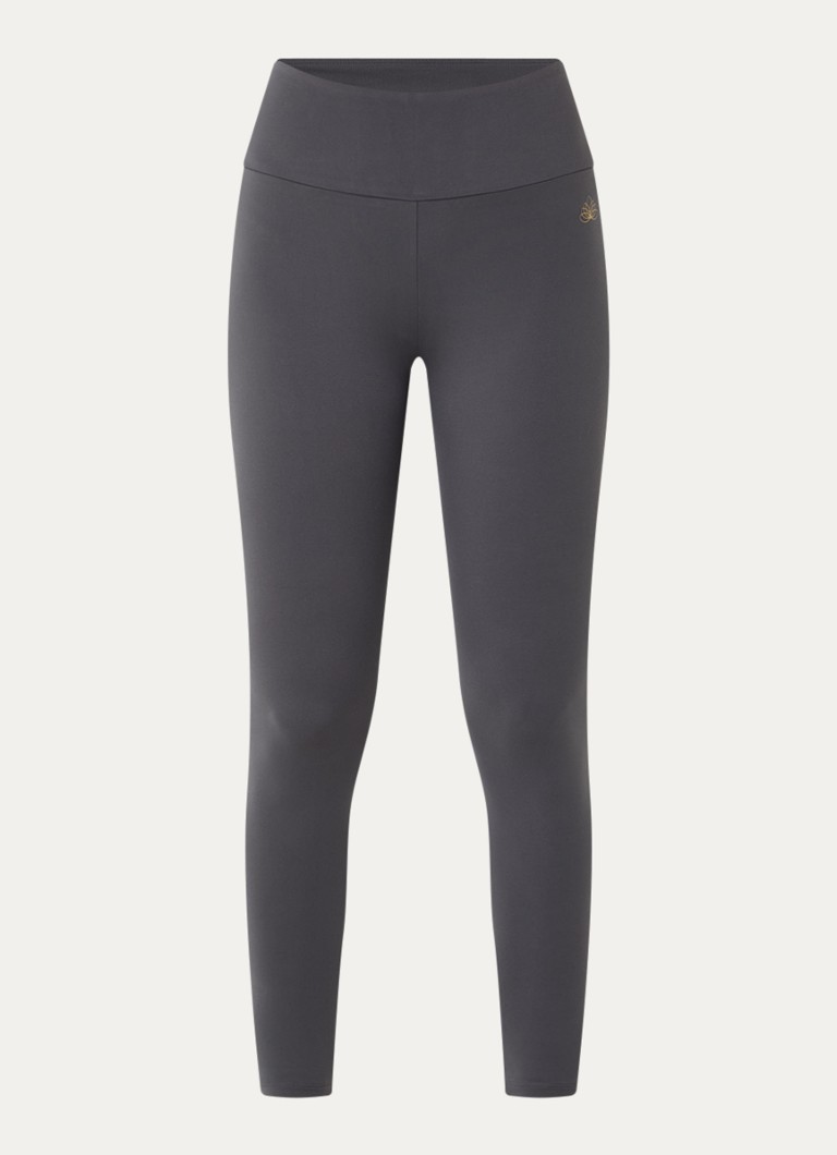 Armani Dames High waist skinny fit legging met logo in de kleur Brons