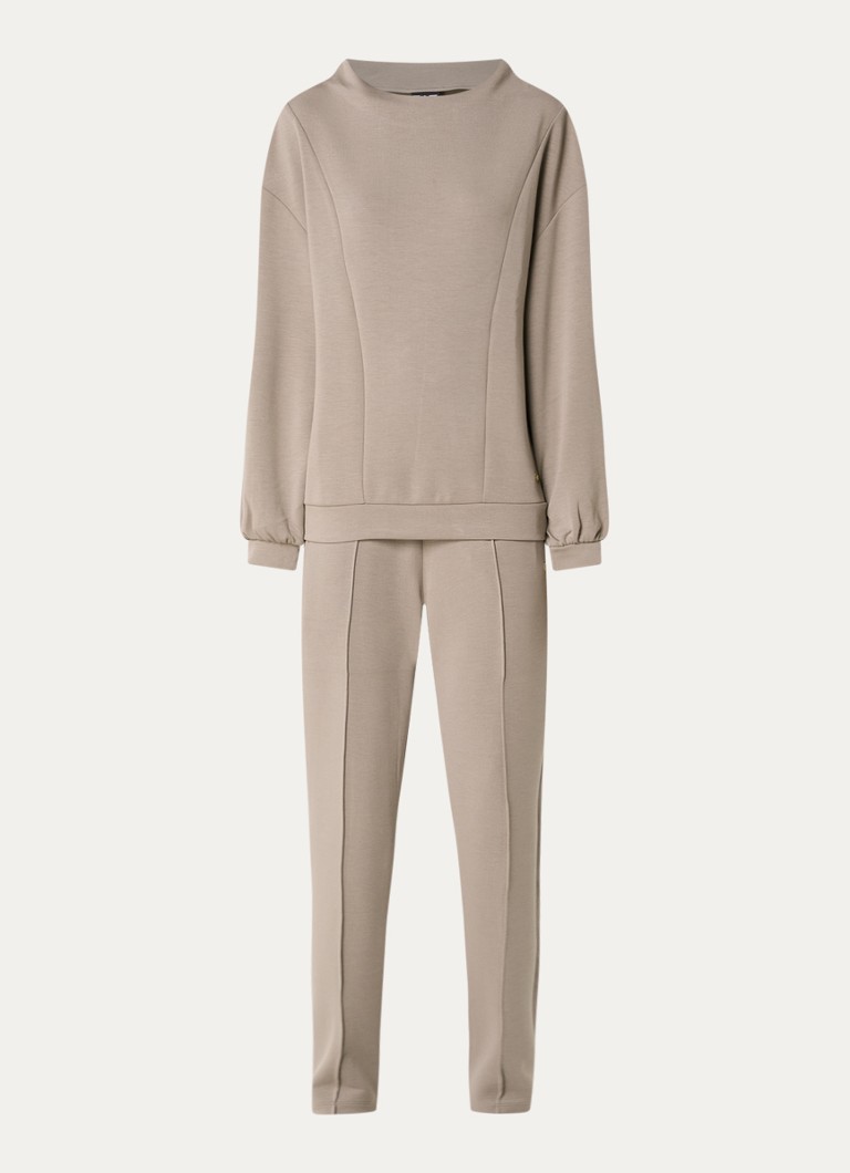 Armani Dames Trainingspak met steekzakken in de kleur Beige