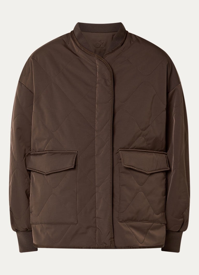 OPUS Dames Hellsy jack met donsvulling in de kleur Bruin, maat: 44