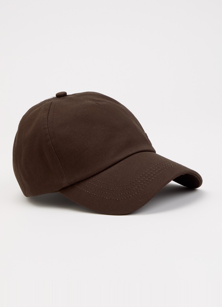 OPUS Dames Amilio pet met 3D logo in de kleur Donkerbruin, maat: ONE SIZE