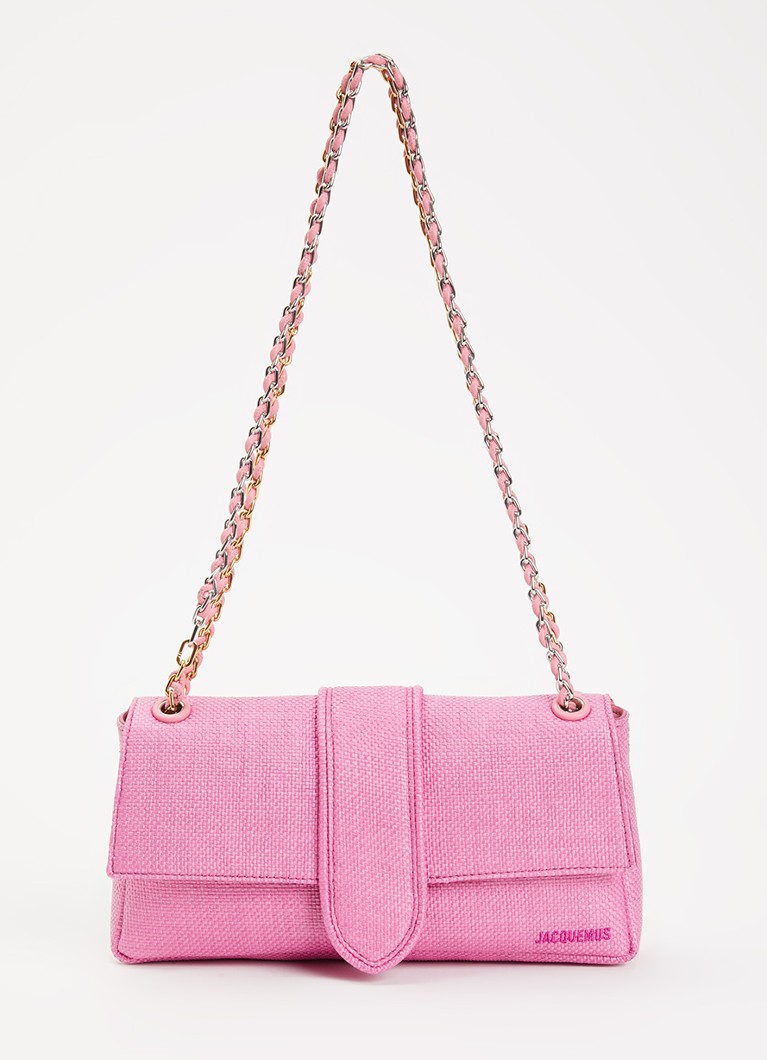 Jacquemus Dames Crossbodytas met logo in de kleur Roze, maat: O/S