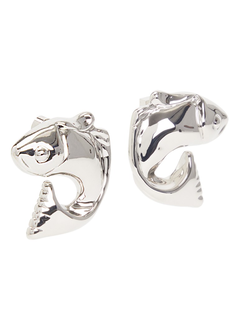 Jacquemus Dames Les Boucles oorstekers in de kleur Zilver, maat: o/s