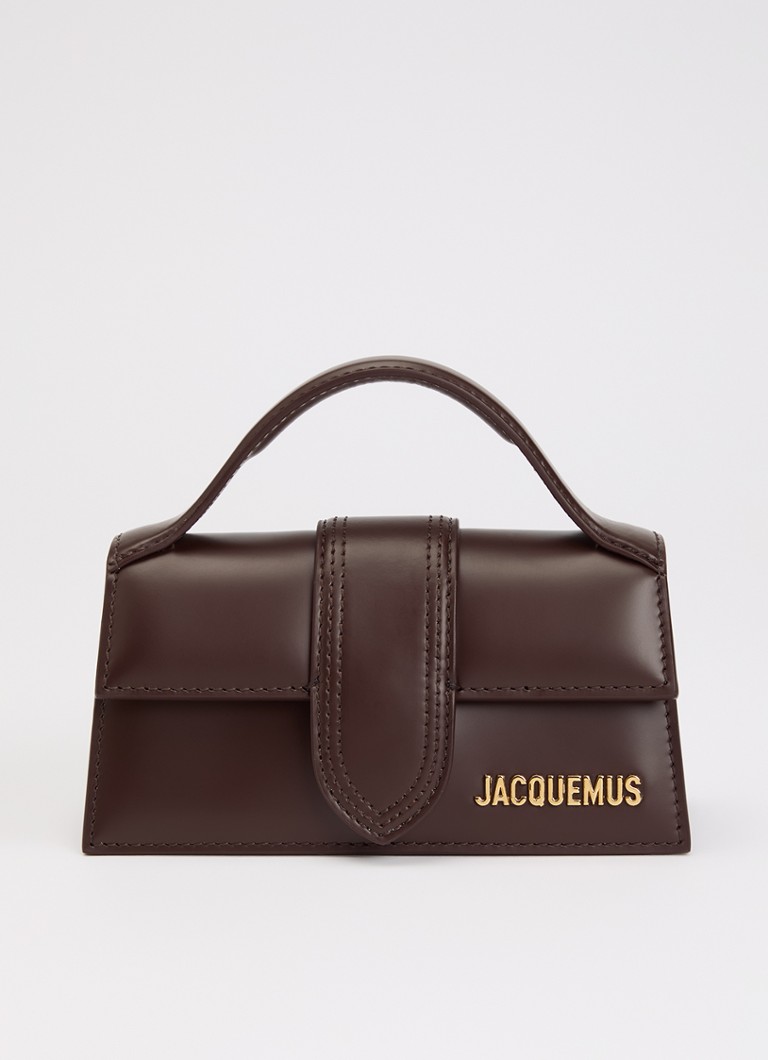 Jacquemus Dames Le Bambino handtas van leer met afneembare schouderriem