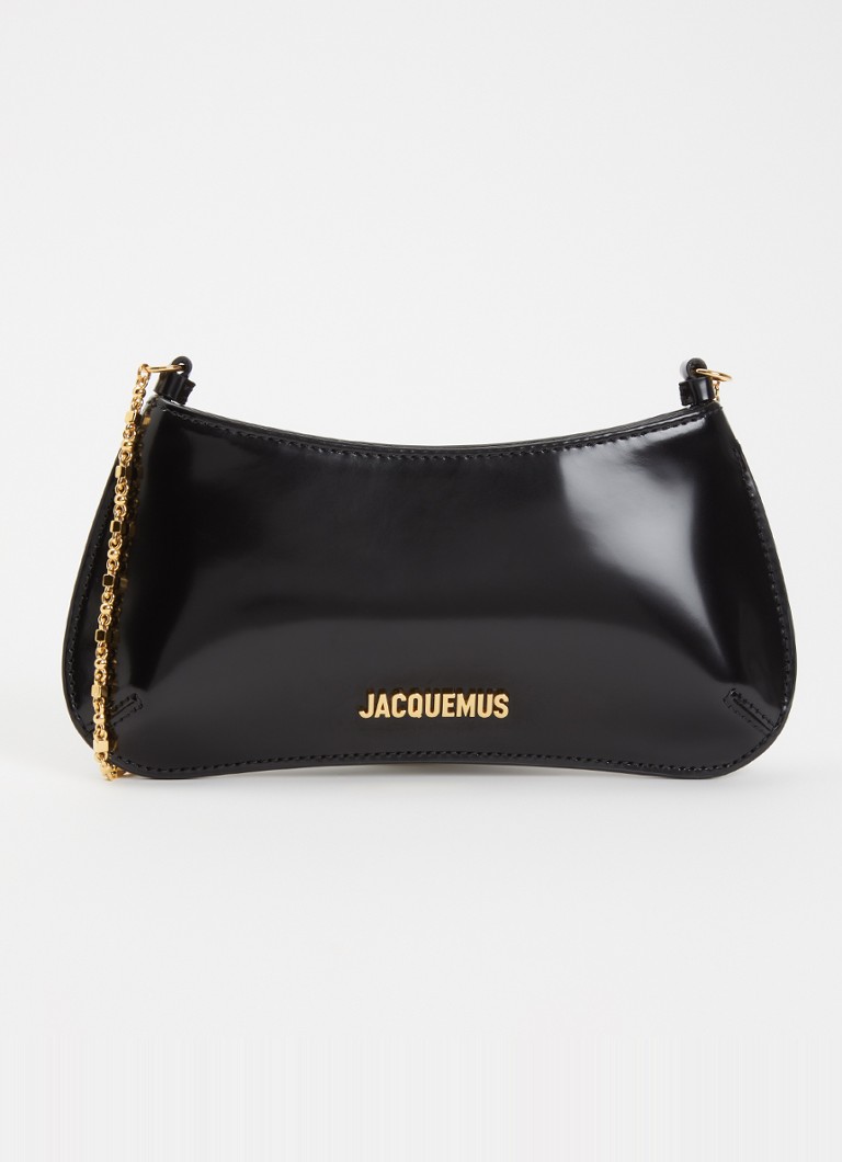 Jacquemus Dames Le Petite Bisou handtas van kalfsleer met logo