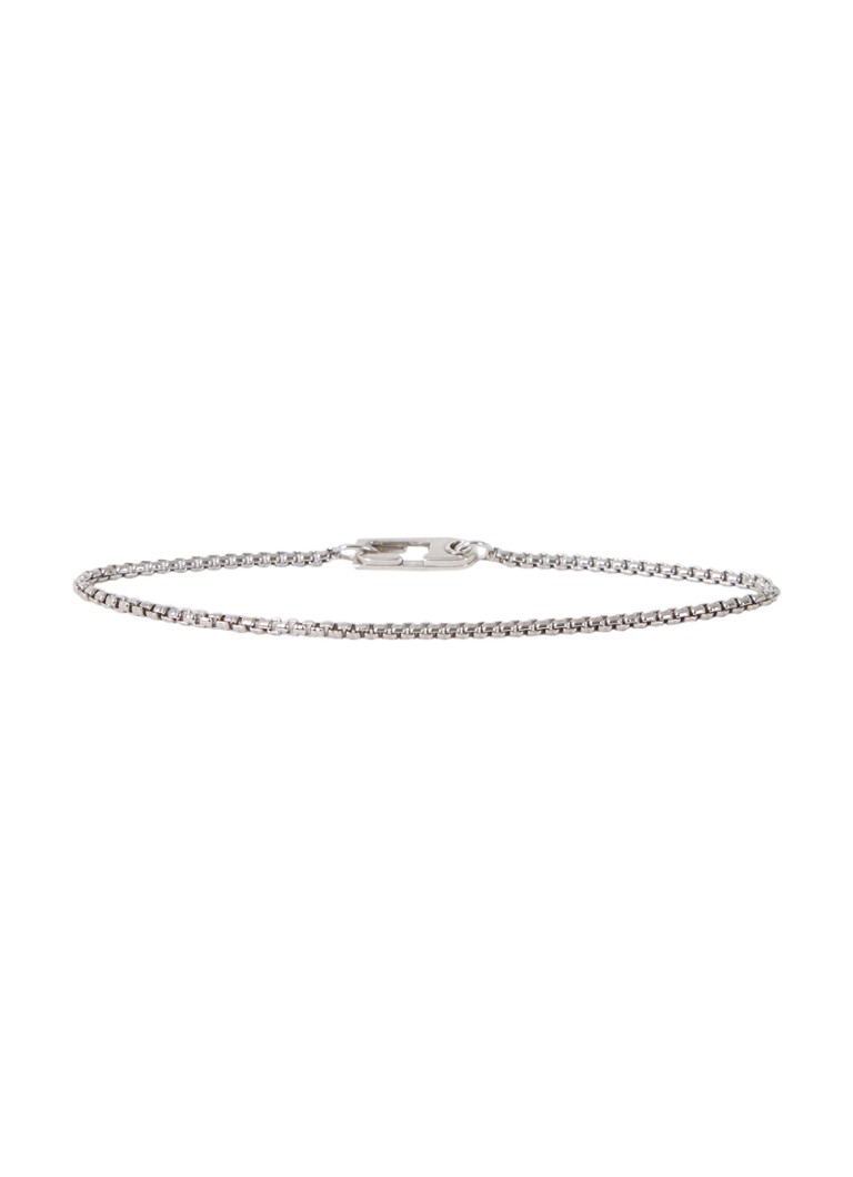 Miansai Heren Annex schakelarmband van zilver in de kleur Zilver, maat: L