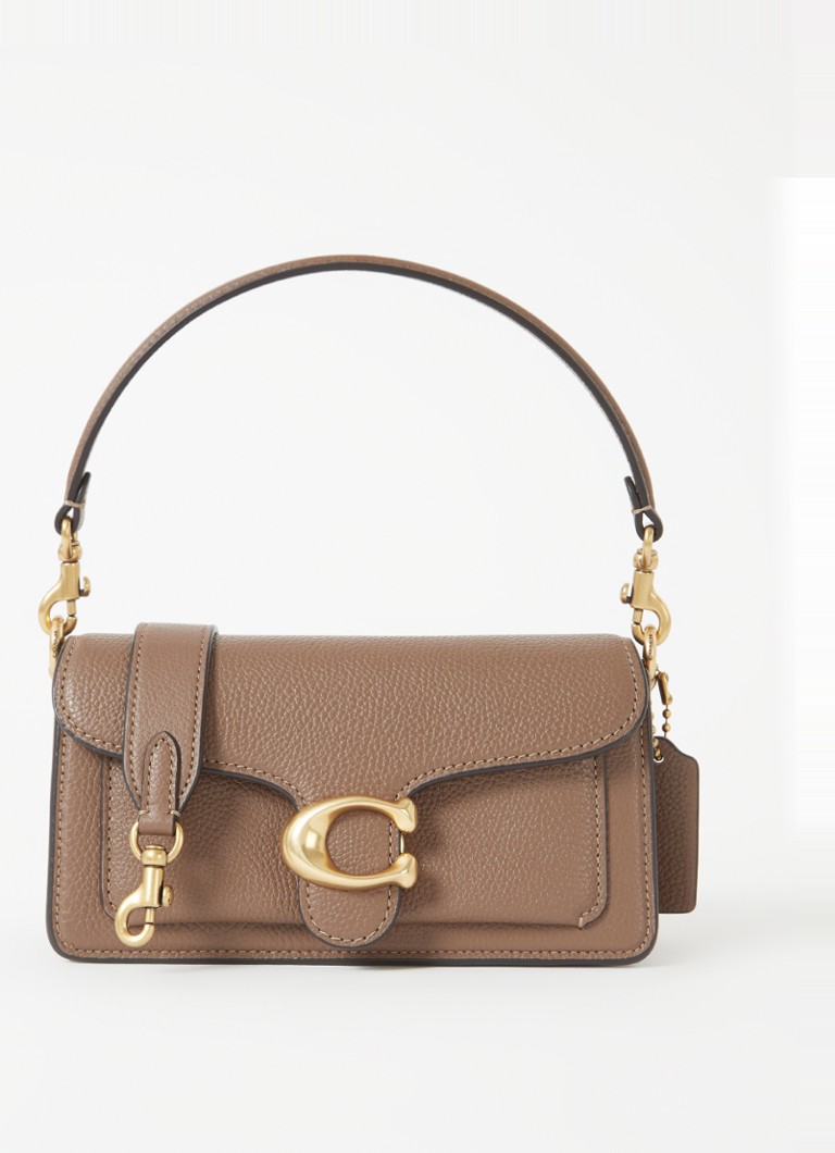 Coach Dames Tabby 20 schoudertas van leer met logo