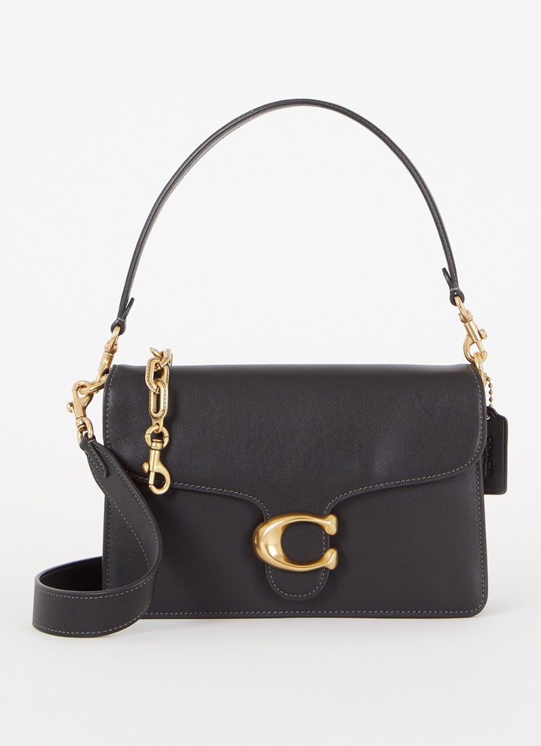 Coach Dames Chain Tabby schoudertas van leer met afneembare schouderriem