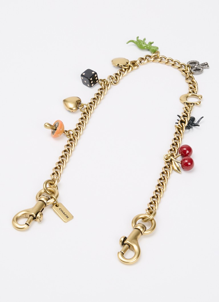Coach Dames Tasbedel met logo in de kleur Goud, maat: 1SZ